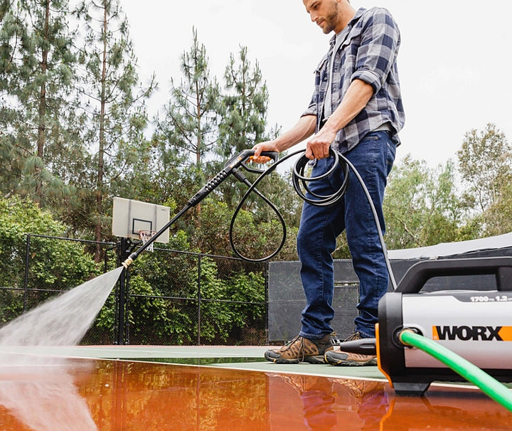WORX - WG602 Electric Pressure Washer up to 1700 PSI at 1.2 GPM - Black_4