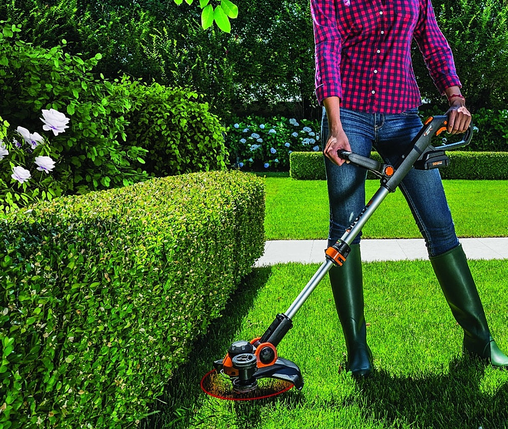 WORX - 20V Cordless String Trimmer and Air Blower Combo Kit (Batteries & Charger Included) - Black_1