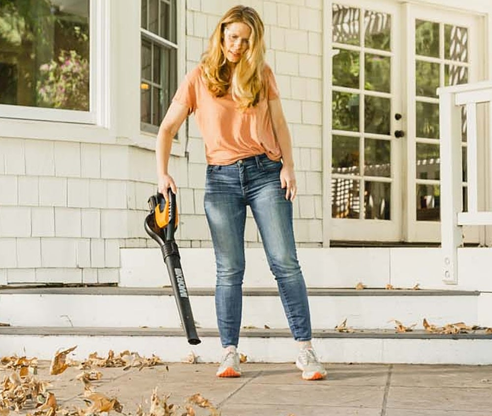 WORX - 20V Cordless String Trimmer and Air Blower Combo Kit (Batteries & Charger Included) - Black_3