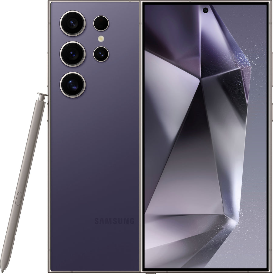 Samsung - Galaxy S24 Ultra 256GB - Titanium Violet (Verizon)_0