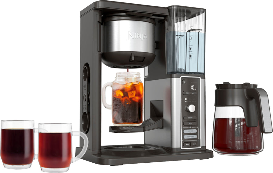 Ninja - Hot & Iced XL Coffee Maker with Rapid Cold Brew 12-cup Black Drip Coffee Maker & Single Serve Brewing - Black_0