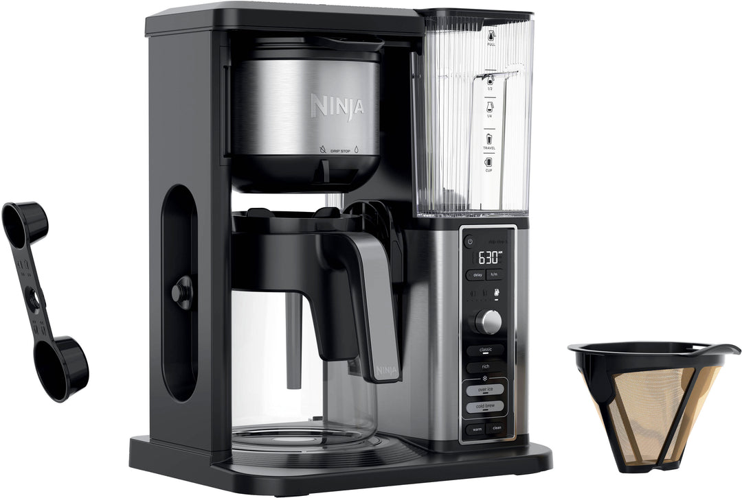 Ninja - Hot & Iced XL Coffee Maker with Rapid Cold Brew 12-cup Black Drip Coffee Maker & Single Serve Brewing - Black_4