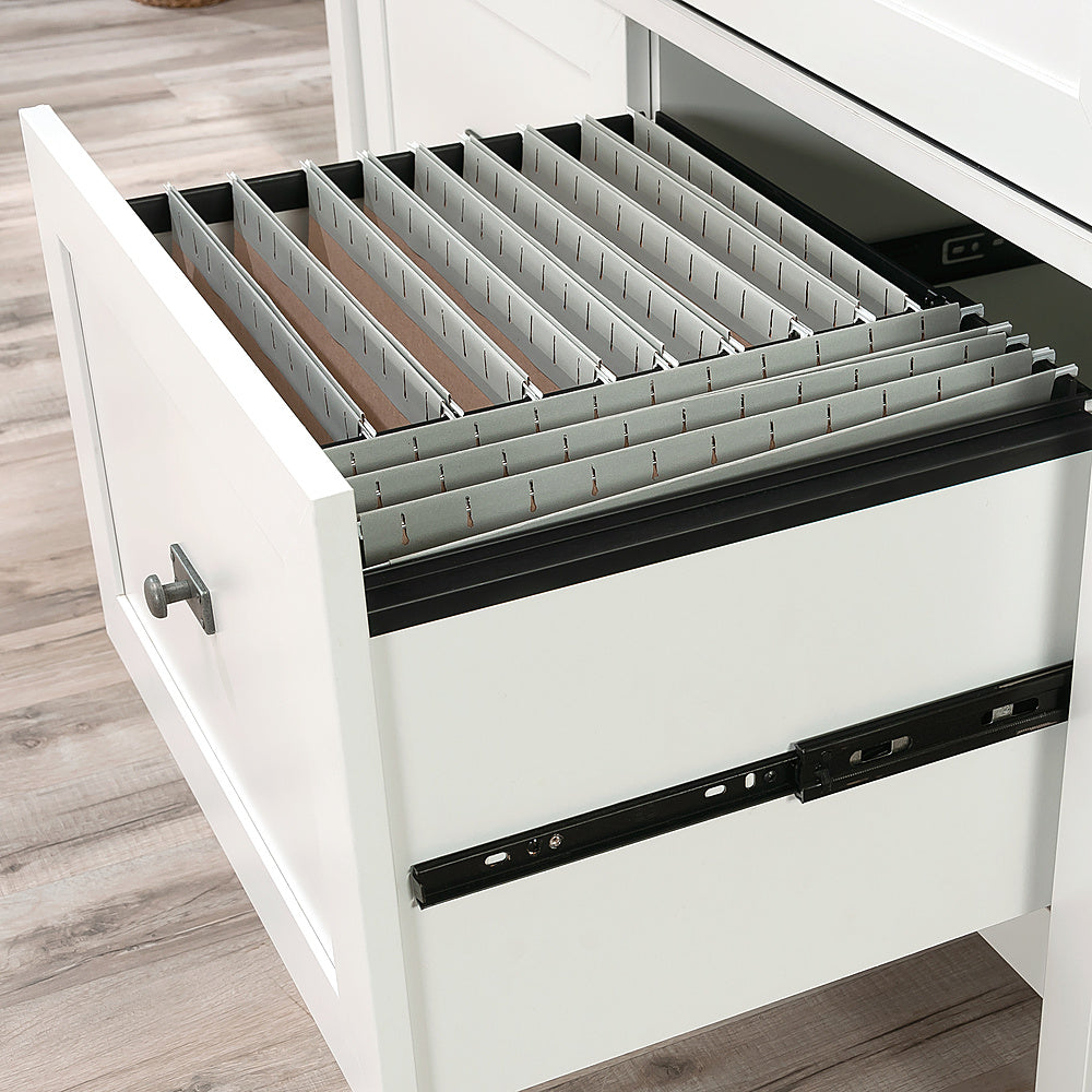 Sauder - Storage Cabinet with File Drawers - White_4