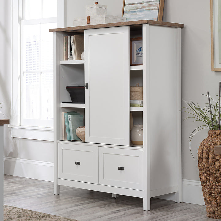 Sauder - Storage Cabinet with File Drawers - White_5