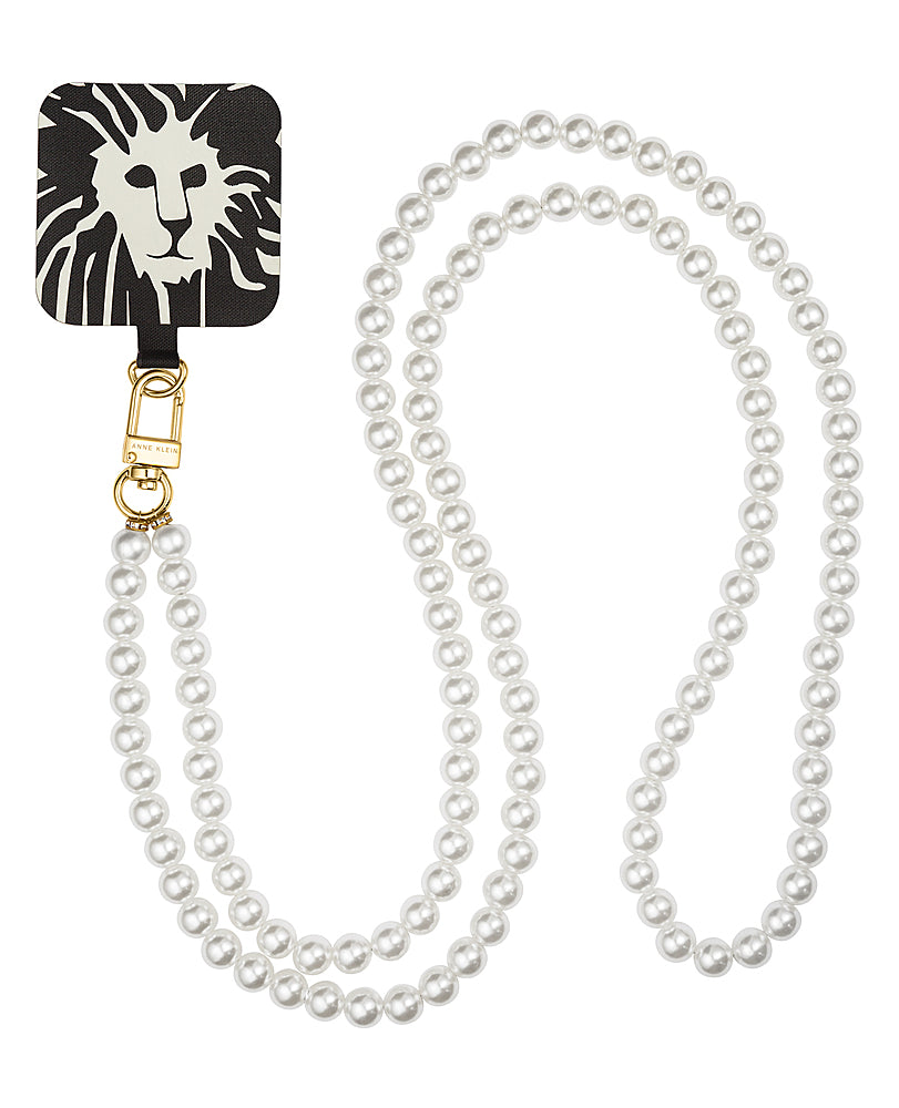 WITHit - Anne Klein - Crossbody Chain for Apple iPhones - Pearl_0