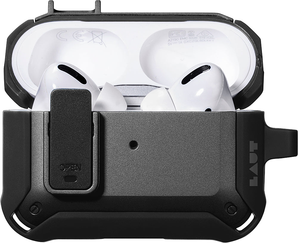 LAUT - Zentry Case for Apple AirPods Pro (1st & 2nd Generation) - Black_6