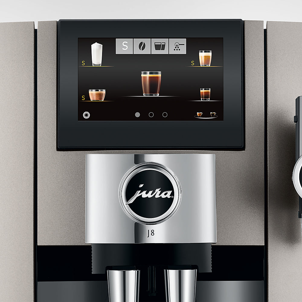 Jura - J8 Automatic Coffee Machine - Midnight Silver_1