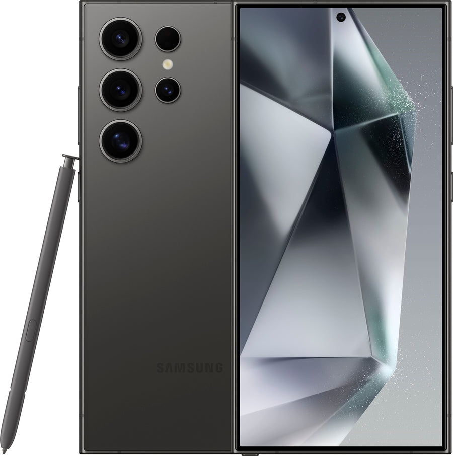 Samsung - Galaxy S24 Ultra 256GB - Titanium Black (AT&T)_0
