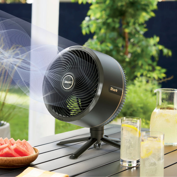 Shark - FlexBreeze Outdoor & Indoor Fan with InstaCool Misting Attachment, Cordless & Corded, Pedestal to Tabletop - Black_5