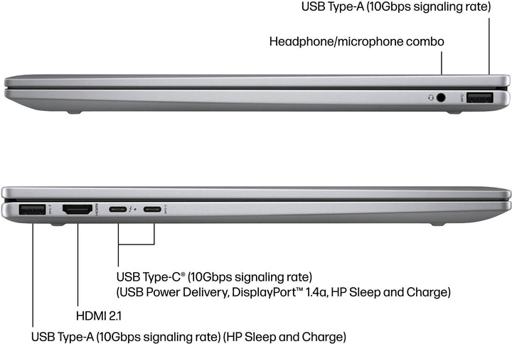 HP - Envy 2-in-1 16" Wide Ultra XGA Touch-Screen Laptop - AMD Ryzen 5 - 8GB Memory - 512GB SSD - Meteor Silver_2
