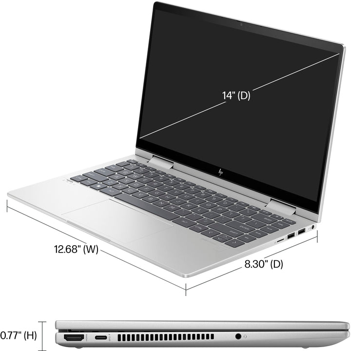 HP - Envy 2-in-1 14" Full HD Touch-Screen Laptop - Intel Core i5 - 8GB Memory - 512GB SSD - Natural Silver_4