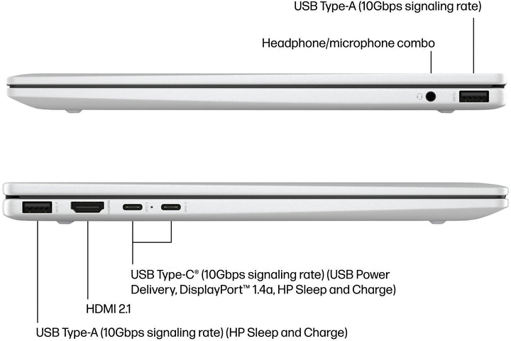 HP - Envy 2-in-1 14" Wide Ultra XGA Touch-Screen Laptop - AMD Ryzen 5 - 16GB Memory - 512GB SSD - Glacier Silver_2