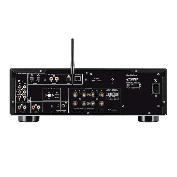 Yamaha - Bluetooth 240-Watt-Continuous-Power 2.0-Channel Network Stereo Receiver with Remote, R-N800A - Black_5