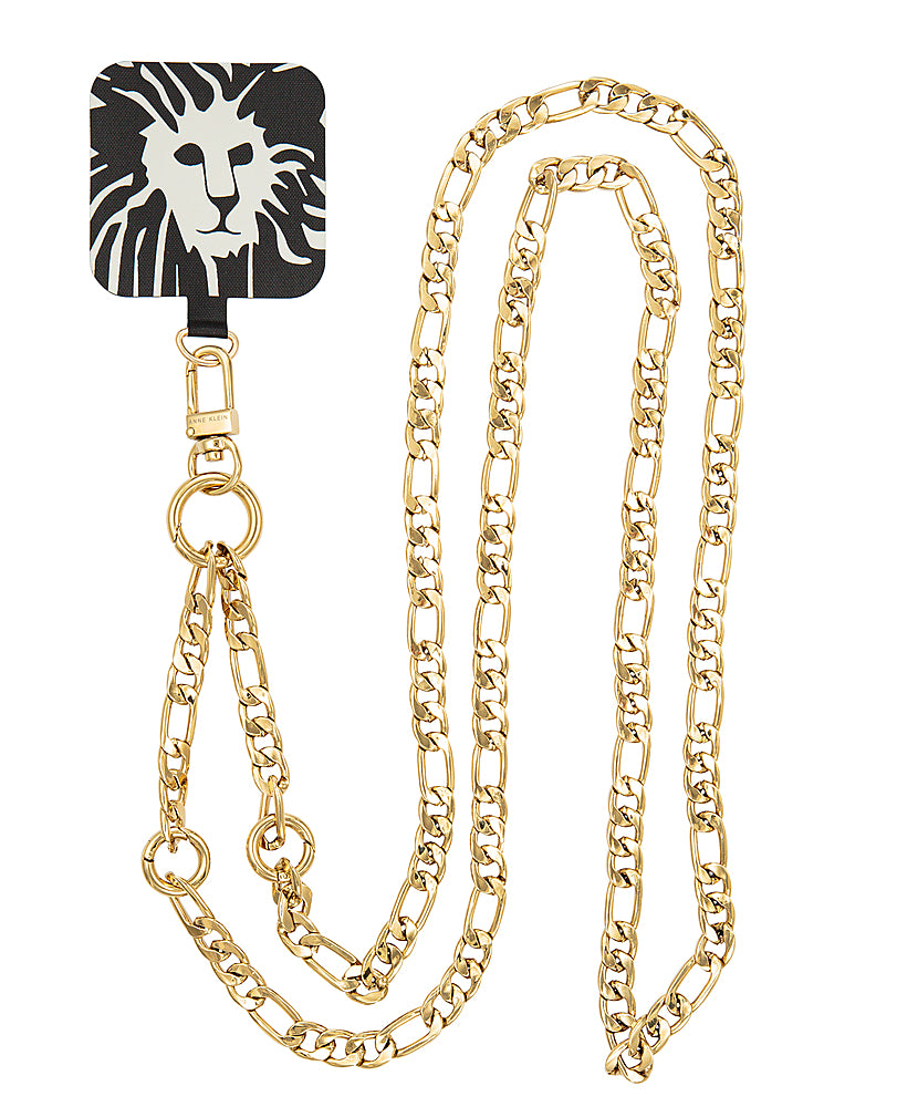 WITHit - Anne Klein - Crossbody Chain for Apple iPhones - Gold_0