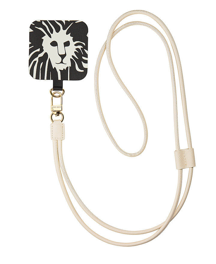 WITHit - Anne Klein - Vegan Leather Crossbody Cord for Apple iPhones - Ivory_0