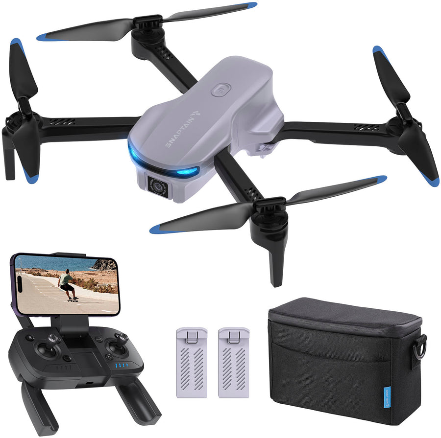 Snaptain - E10 1080P Drone with Remote Controller - Gray_0