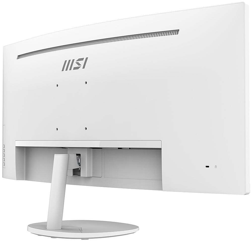 MSI - Pro MP341CQW 34" Curved UWQHD 100Hz 1ms FreeSync Monitor ,Built-in Speakers  (DisplayPort, HDMI, ) - Matte White_3