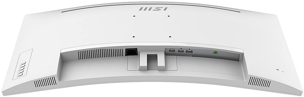 MSI - Pro MP341CQW 34" Curved UWQHD 100Hz 1ms FreeSync Monitor ,Built-in Speakers  (DisplayPort, HDMI, ) - Matte White_1