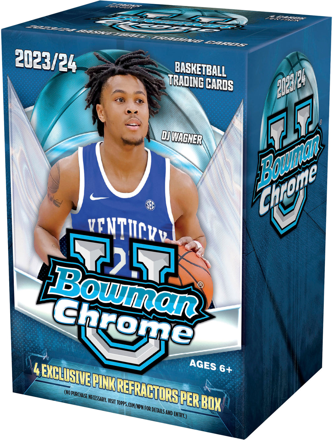 Topps - 2023-2024 Bowman University Chrome Basketball Blaster Box_0