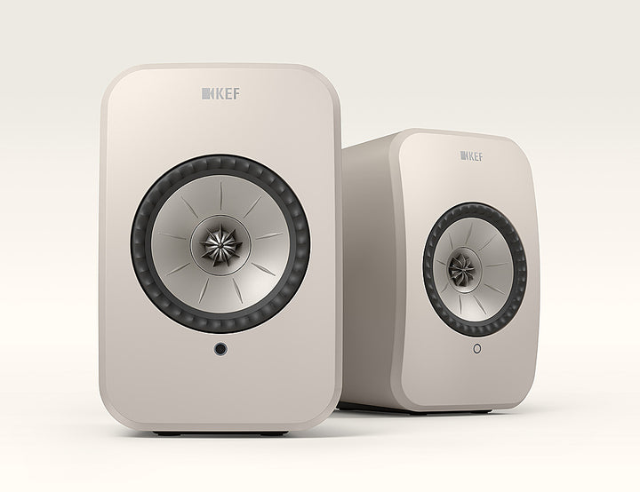 KEF - LSXII LT Wireless Speakers - Stone White_5