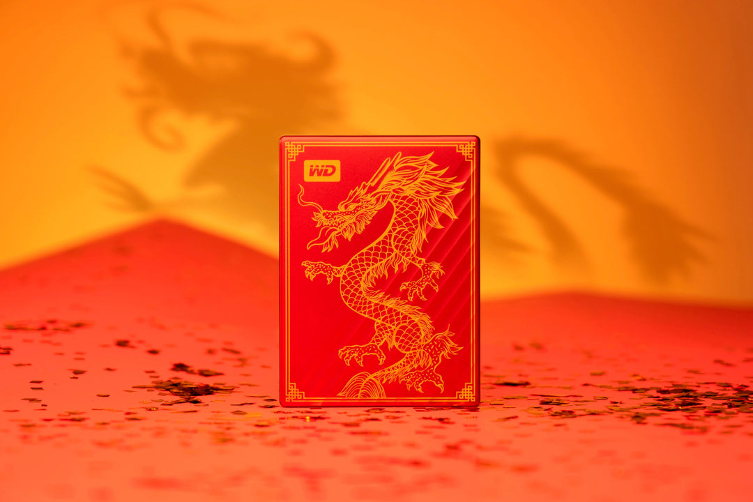 WD - My Passport Ultra Limited Edition Dragon 2TB External USB-C Portable Hard Drive - Red_5