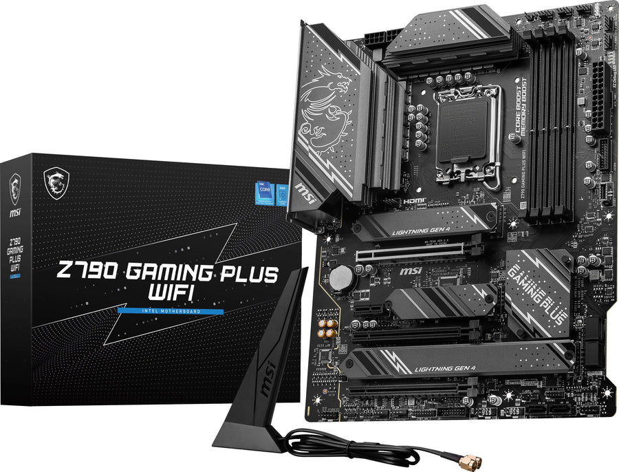 MSI - Z790 GAMING PLUS WIFI (Socket 1700) USB 3.2 Intel Motherboard - Black_0