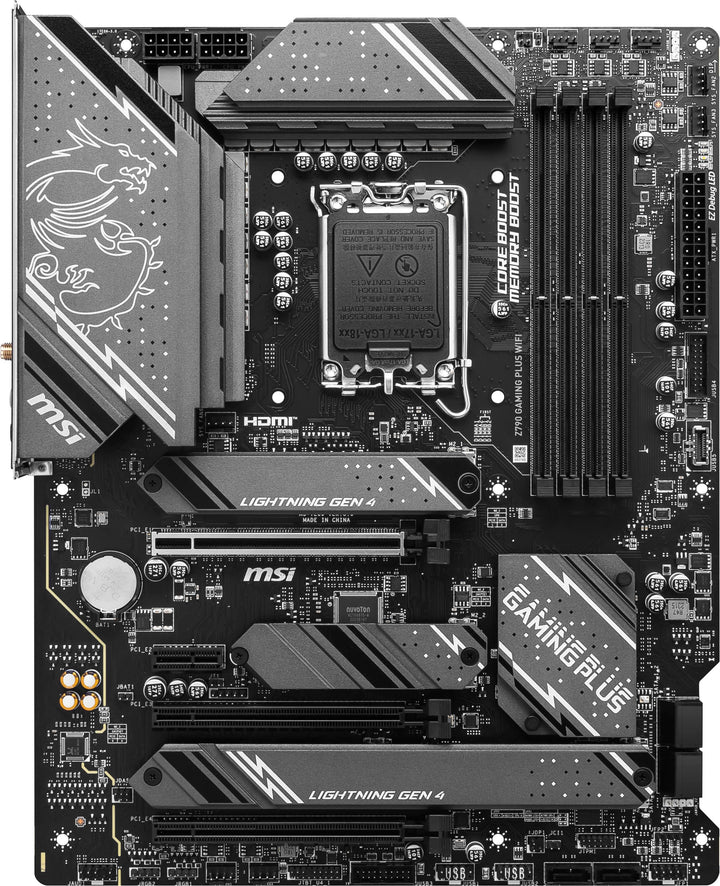 MSI - Z790 GAMING PLUS WIFI (Socket 1700) USB 3.2 Intel Motherboard - Black_5