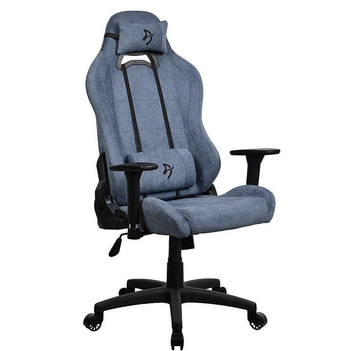 Arozzi - Torretta Soft Fabric Gaming Chair - Blue_0