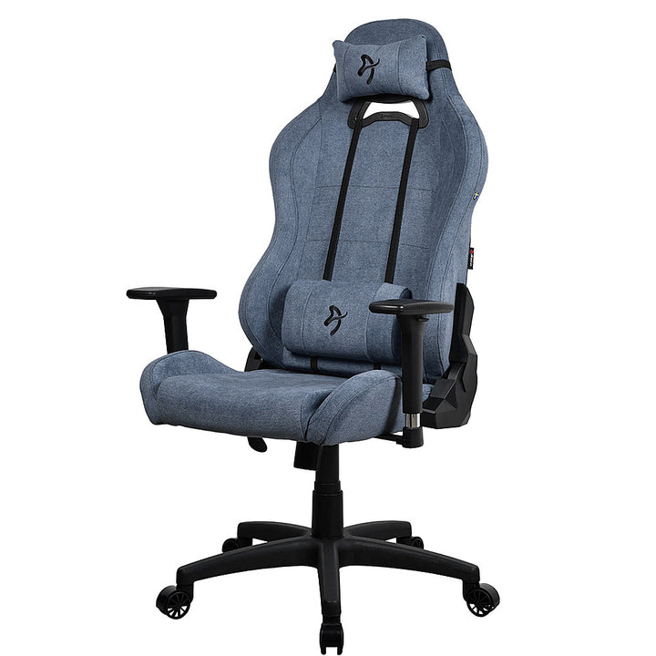 Arozzi - Torretta Soft Fabric Gaming Chair - Blue_2