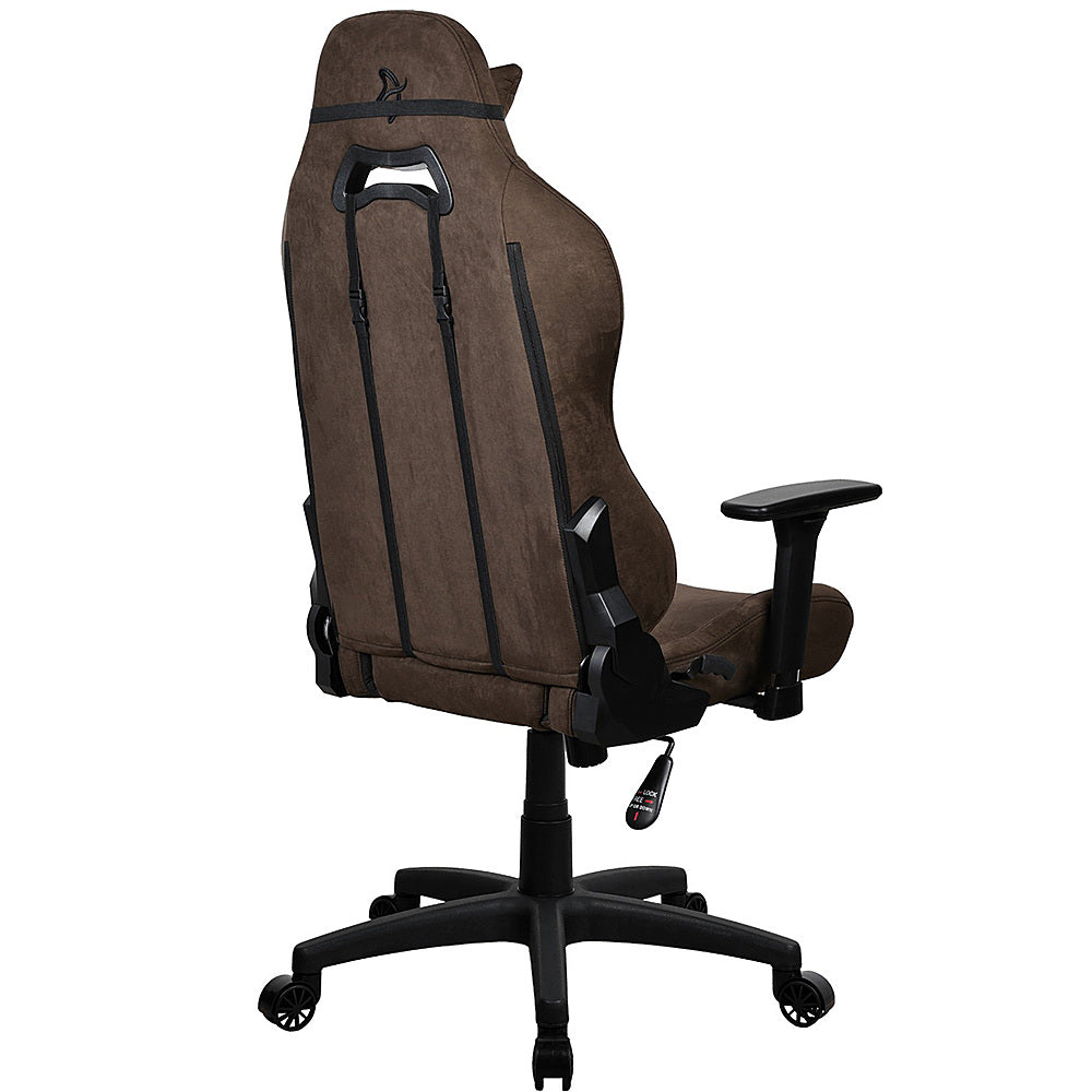 Arozzi - Torretta Supersoft Upholstery Fabric Gaming Chair - Brown_4