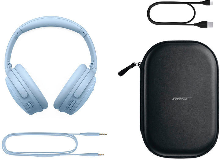 Bose - QuietComfort Wireless Noise Cancelling Over-the-Ear Headphones - Moonstone Blue_4