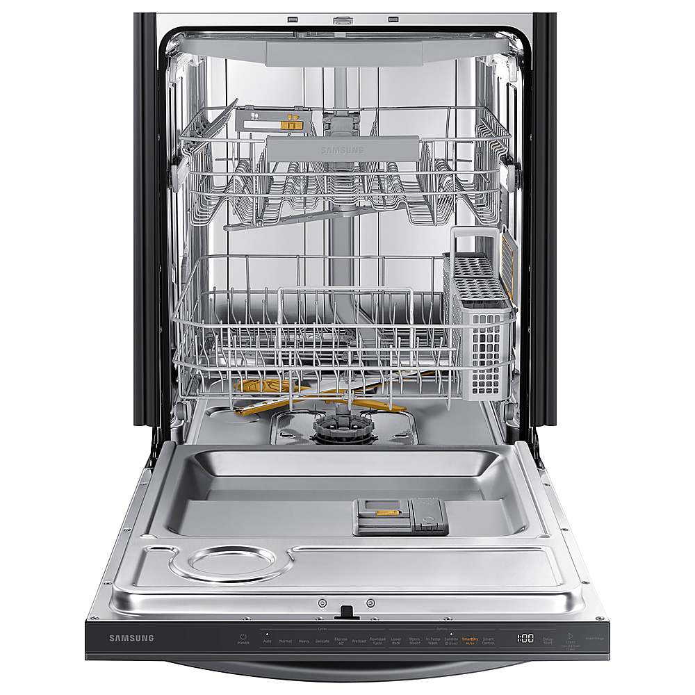 Samsung - Smart 42dBA Dishwasher with StormWash+ and Smart Dry - Black Stainless Steel_1