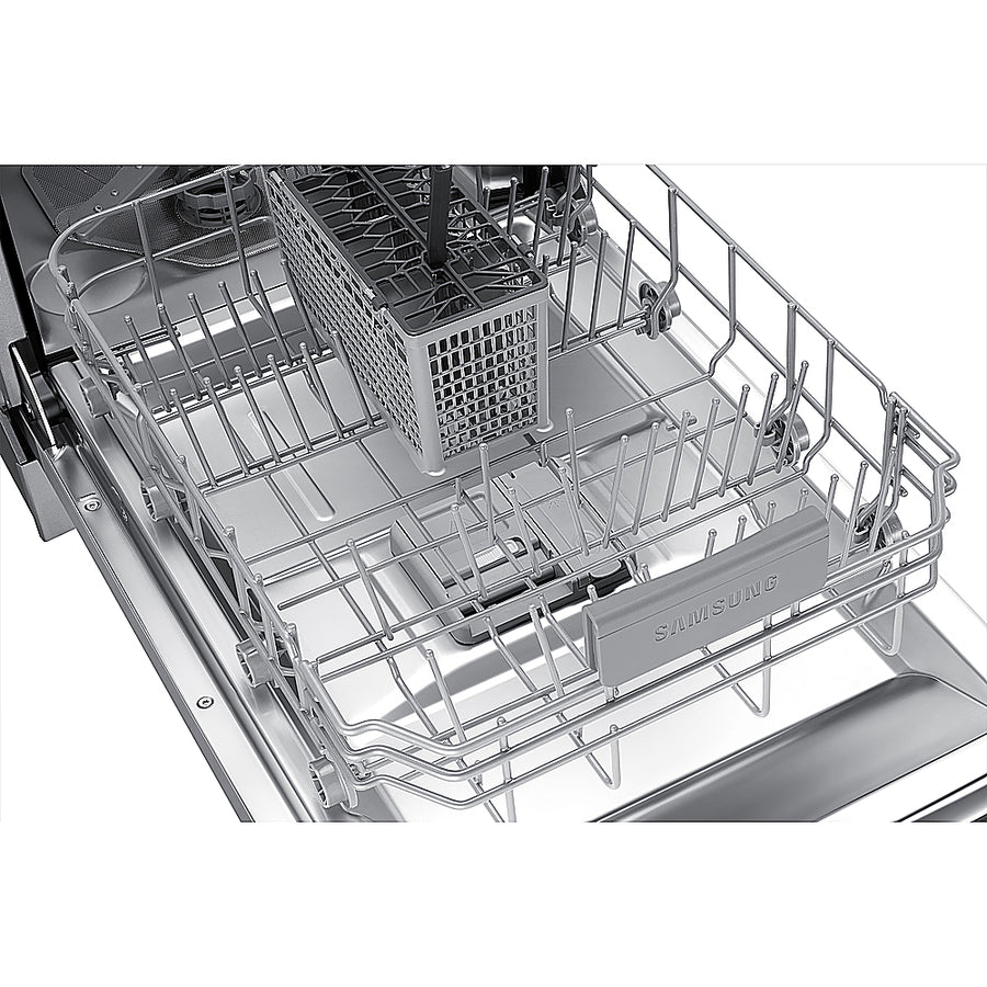 Samsung - 18" Compact Top Control Built-in Dishwasher with Stainless Steel Tub, 46 dBA - Stainless Steel_0