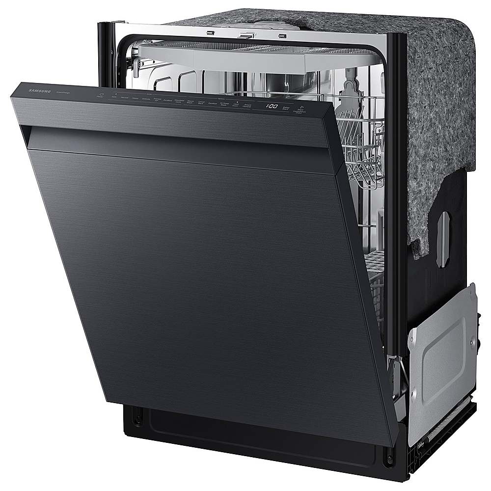 Samsung - 24” Top Control Smart Built-In Stainless Steel Tub Dishwasher with 3rd Rack, StormWash, 46 dBA - Fingerprint Resistant Matte Black_7