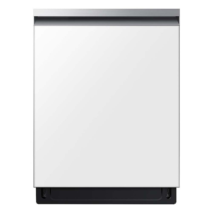 Samsung - BESPOKE 24” Top Control Smart Built-In Dishwasher with 3rd Rack, StormWash, 46 dBA - White Glass_0