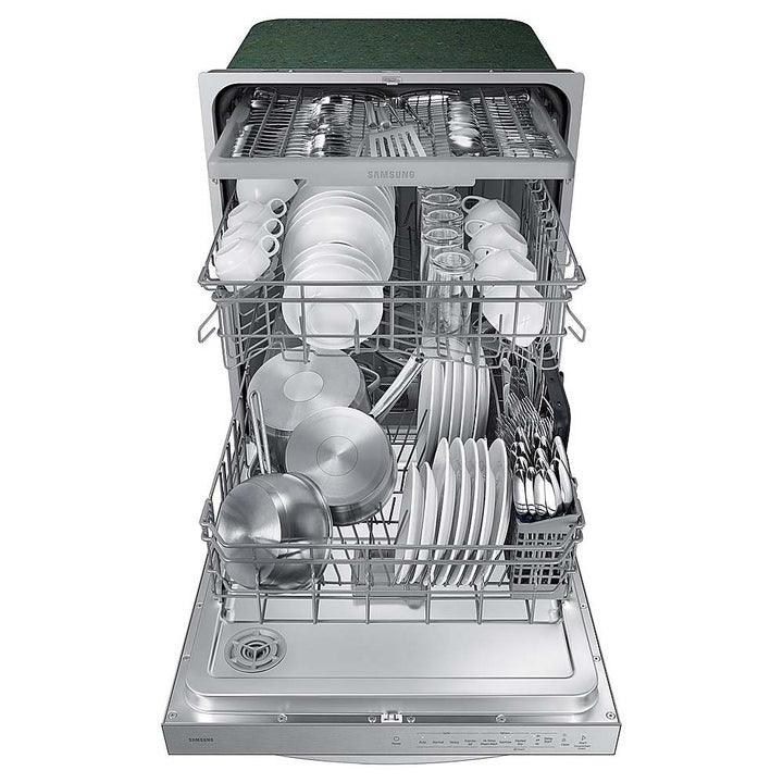 Samsung - 24” Top Control Built-In Dishwasher with 3rd Rack, Fingerprint Resistant Finish, 51 dBA - Stainless Steel_3