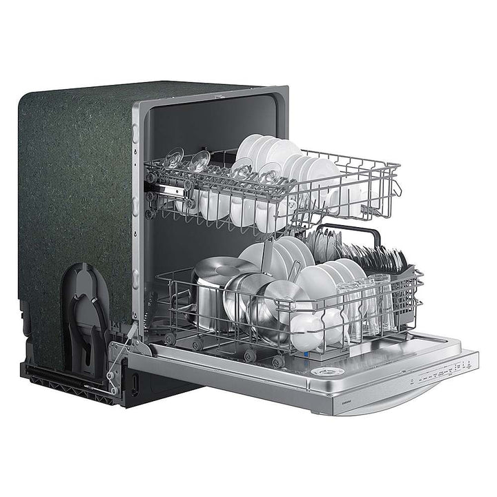 Samsung - 24” Top Control Built-In Dishwasher with Height-Adjustable Rack, 53 dBA - Stainless Steel_3