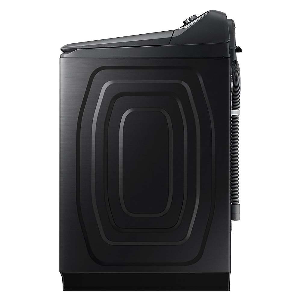 Samsung - 5.4 Cu. Ft. High-Efficiency Smart Top Load Washer with ActiveWave Agitator - Brushed Black_4