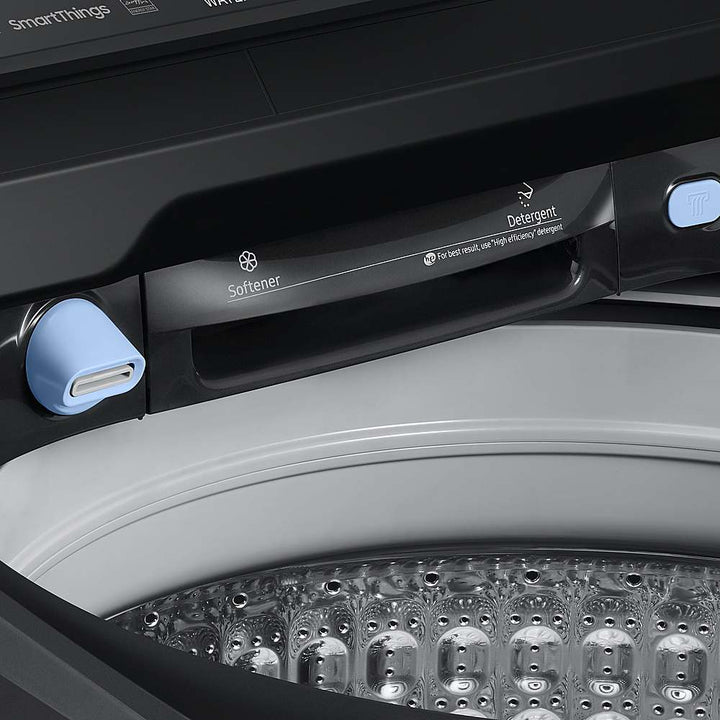 Samsung - 5.5 Cu. Ft. High-Efficiency Smart Top Load Washer with Super Speed Wash - Brushed Black_5