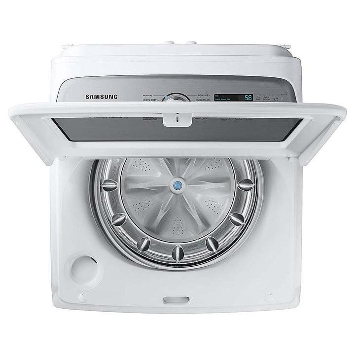 Samsung - 5.5 Cu. Ft. High-Efficiency Smart Top Load Washer with Super Speed Wash - White_7