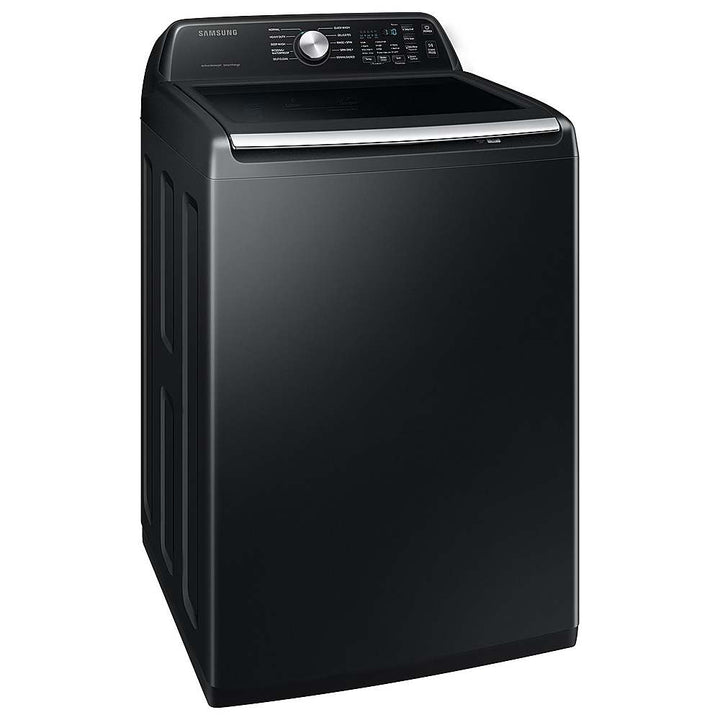 Samsung - 4.6 Cu. Ft. High-Efficiency Smart Top Load Washer with ActiveWave Agitator - Black_9