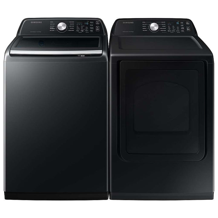 Samsung - 4.6 Cu. Ft. High-Efficiency Smart Top Load Washer with ActiveWave Agitator - Black_2