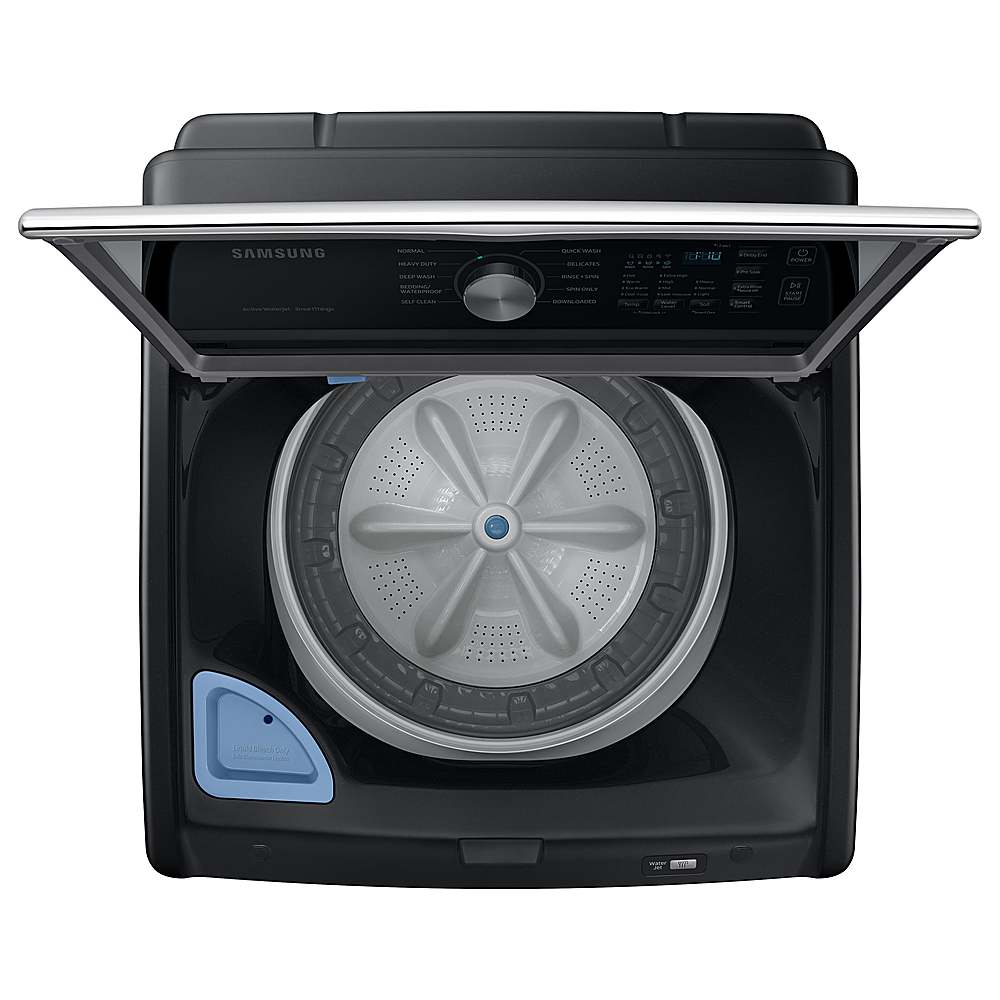 Samsung - 4.7 Cu. Ft. High-Efficiency Smart Top Load Washer with Active WaterJet - Black_7