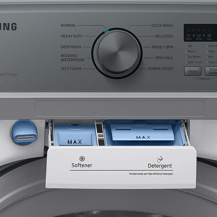 Samsung - 4.7 Cu. Ft. High-Efficiency Smart Top Load Washer with Active WaterJet - White_3
