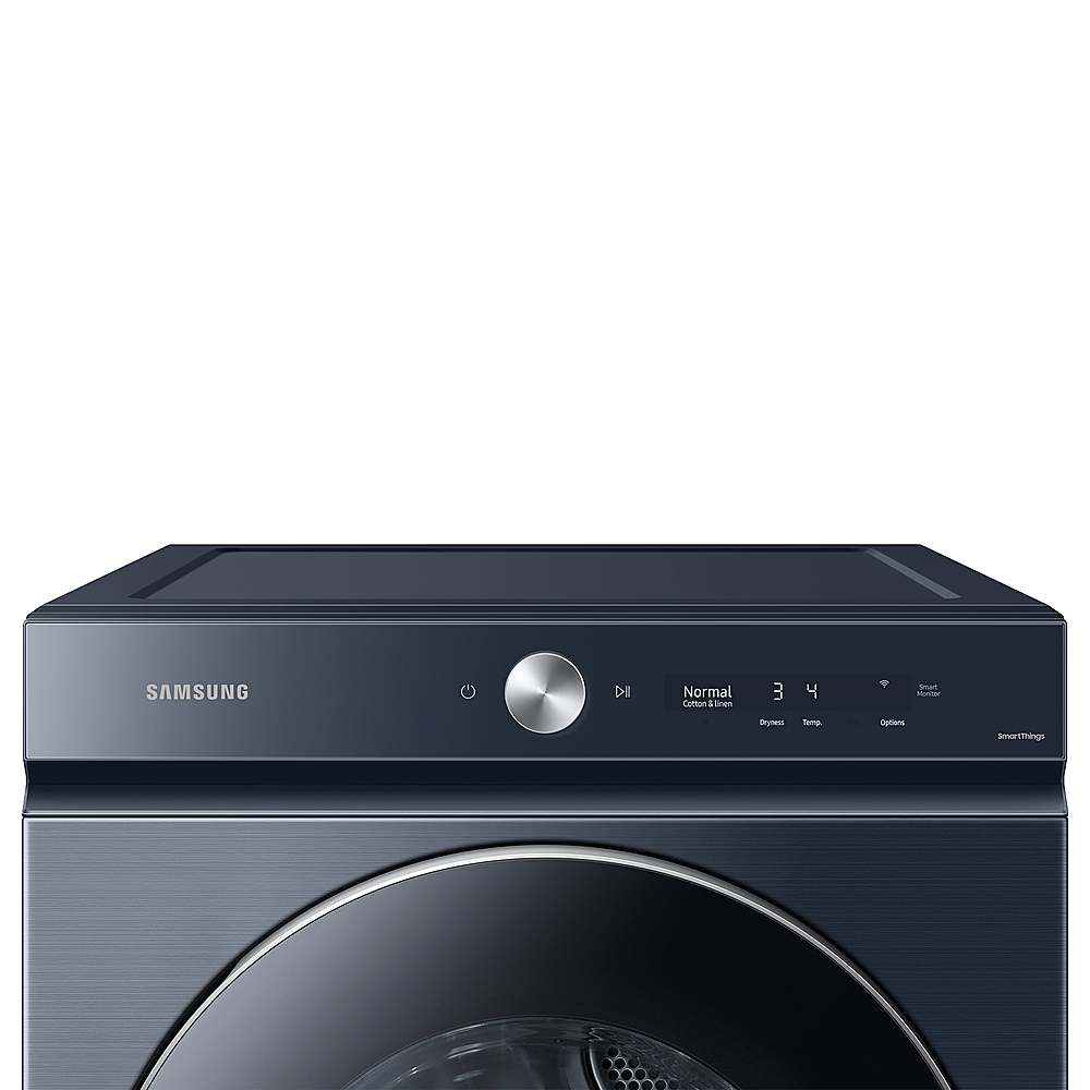 Samsung - BESPOKE 7.6 Cu. Ft. Stackable Smart Gas Dryer with Steam and AI Optimal Dry - Brushed Navy_15