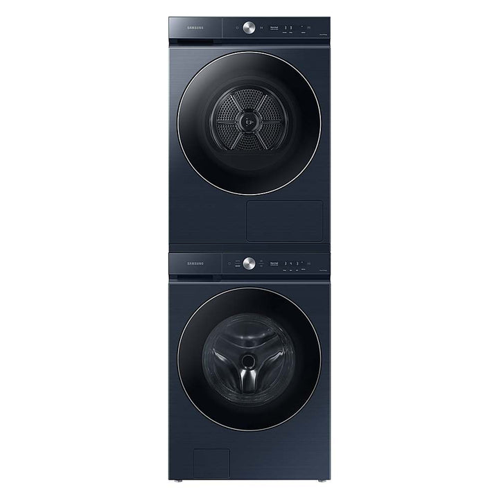 Samsung - BESPOKE 7.8 Cu. Ft. Stackable Smart Electric Dryer with Steam and Ventless Hybrid Heat Pump - Brushed Navy_7