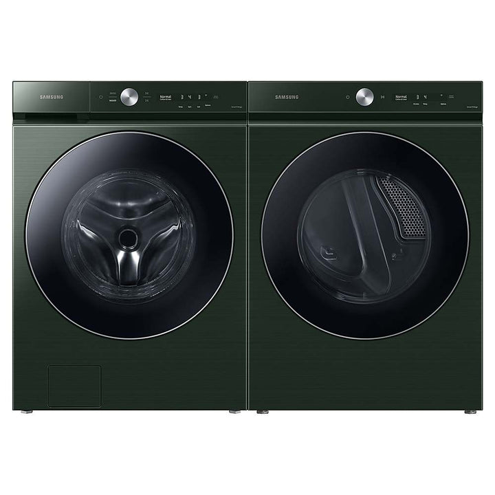 Samsung - BESPOKE 5.3 Cu. Ft. High-Efficiency Stackable Smart Front Load Washer with Steam and AI OptiWash - Forest Green_4