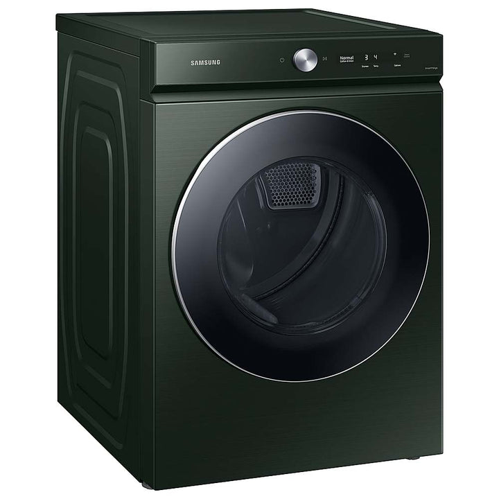 Samsung - BESPOKE 7.6 Cu. Ft. Stackable Smart Electric Dryer with Steam and AI Optimal Dry - Forest Green_5