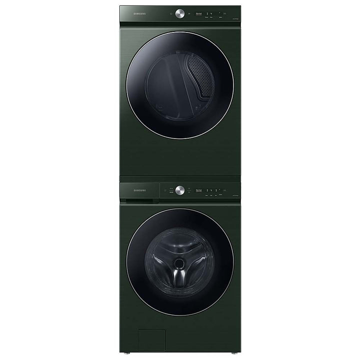 Samsung - BESPOKE 7.6 Cu. Ft. Stackable Smart Electric Dryer with Steam and AI Optimal Dry - Forest Green_2