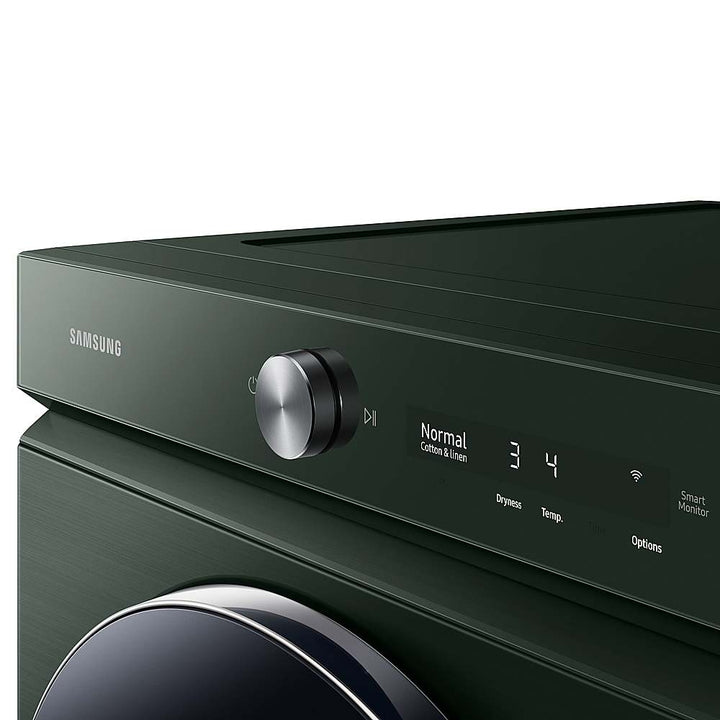 Samsung - BESPOKE 7.6 Cu. Ft. Stackable Smart Gas Dryer with Steam and AI Optimal Dry - Forest Green_15